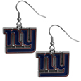 New York Giants Chrome Dangle Earrings